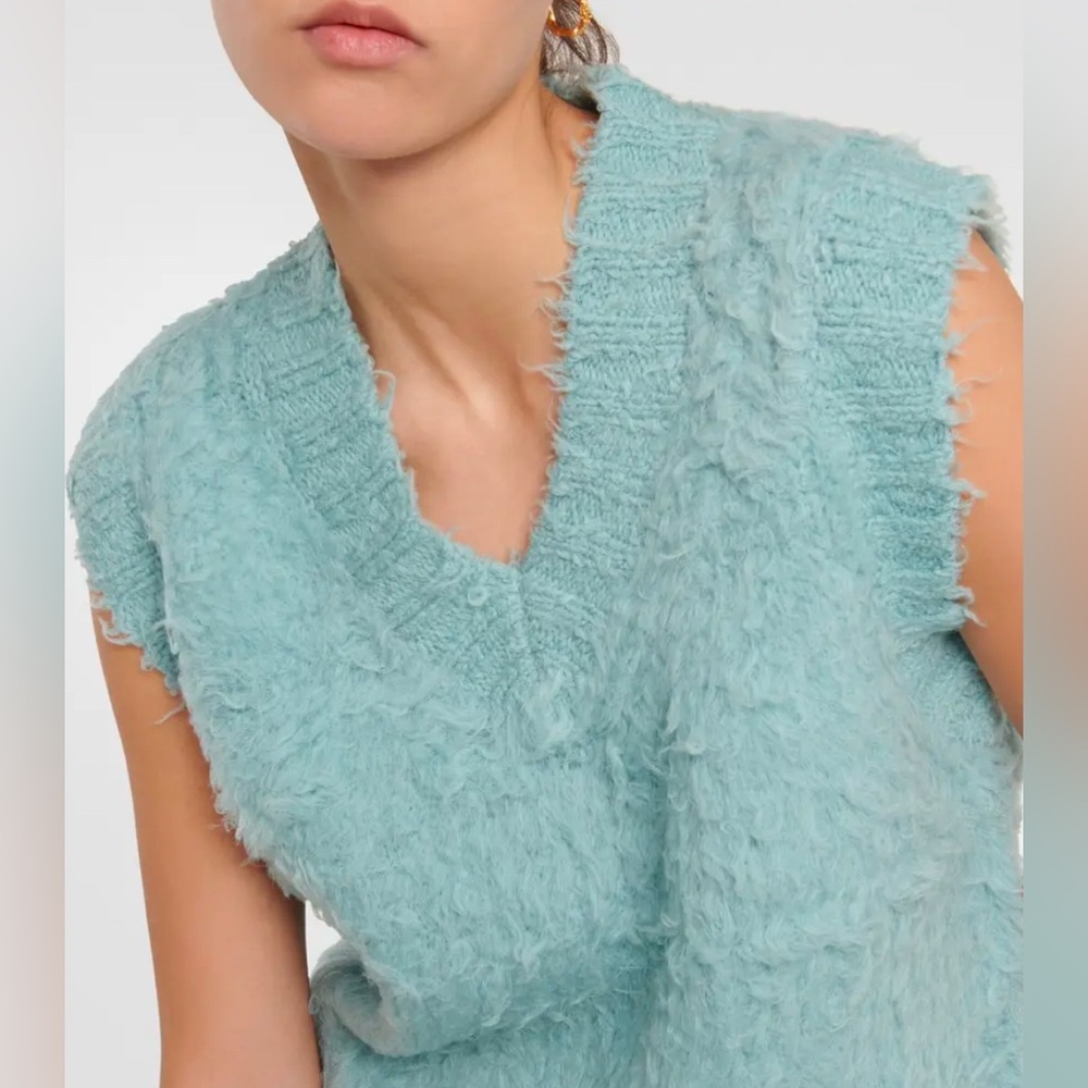 Acne Studios Aqua Wool Vest - Small
